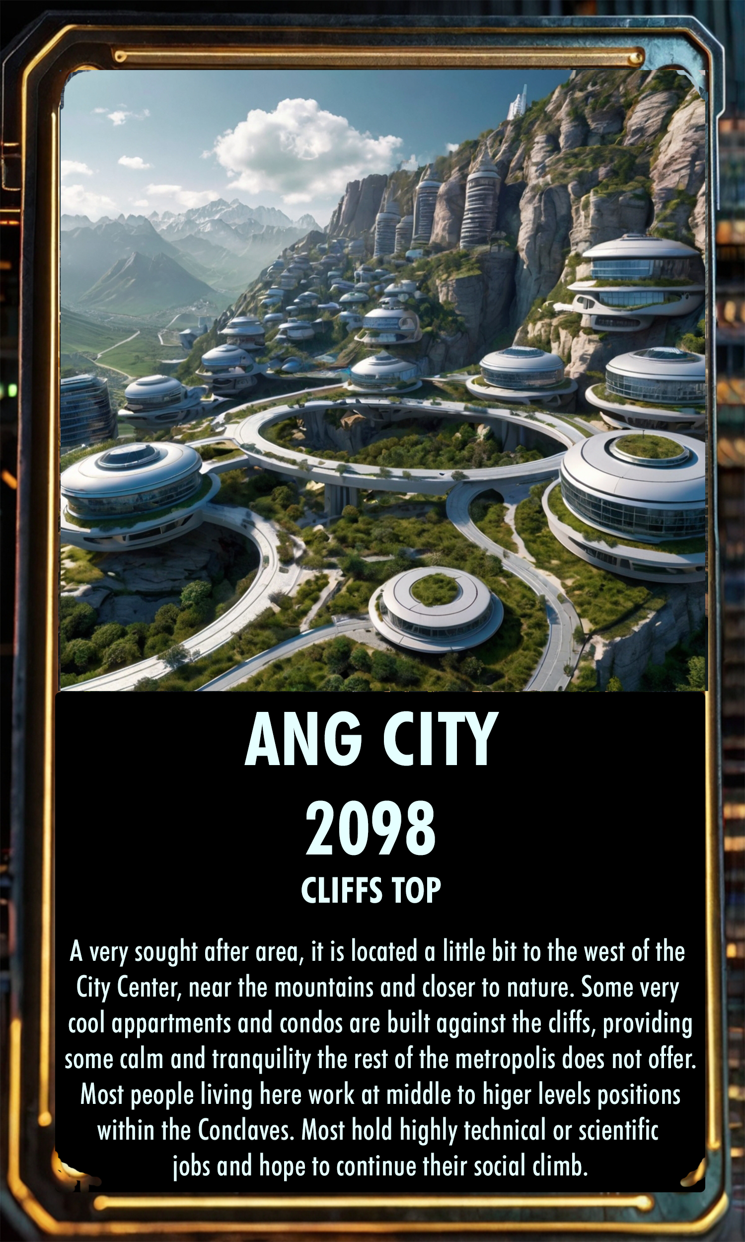 Ang City Cards Game Cliffs Top 2098