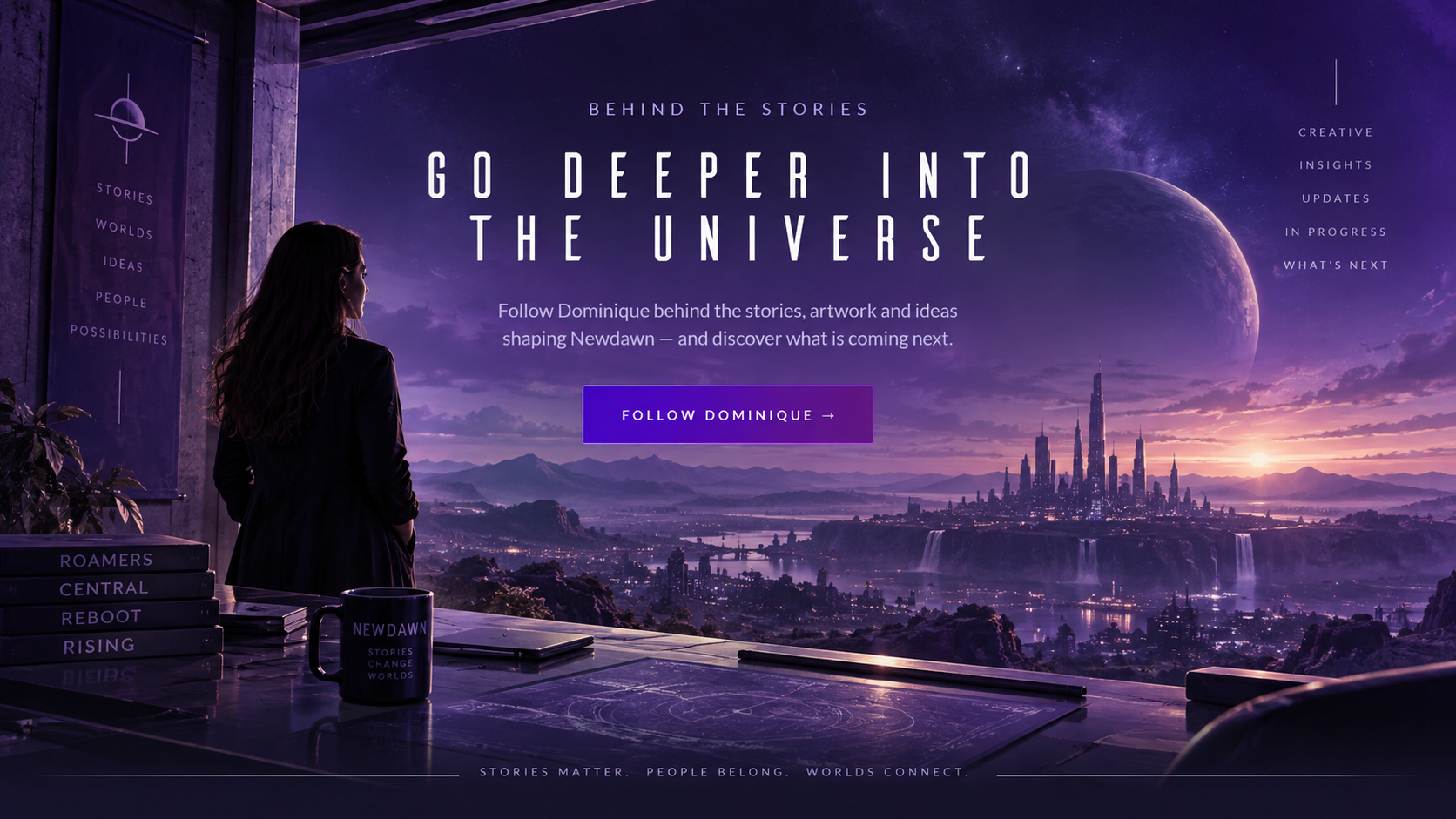 Go deeper into the Newdawn Universe with Dominique Luchart